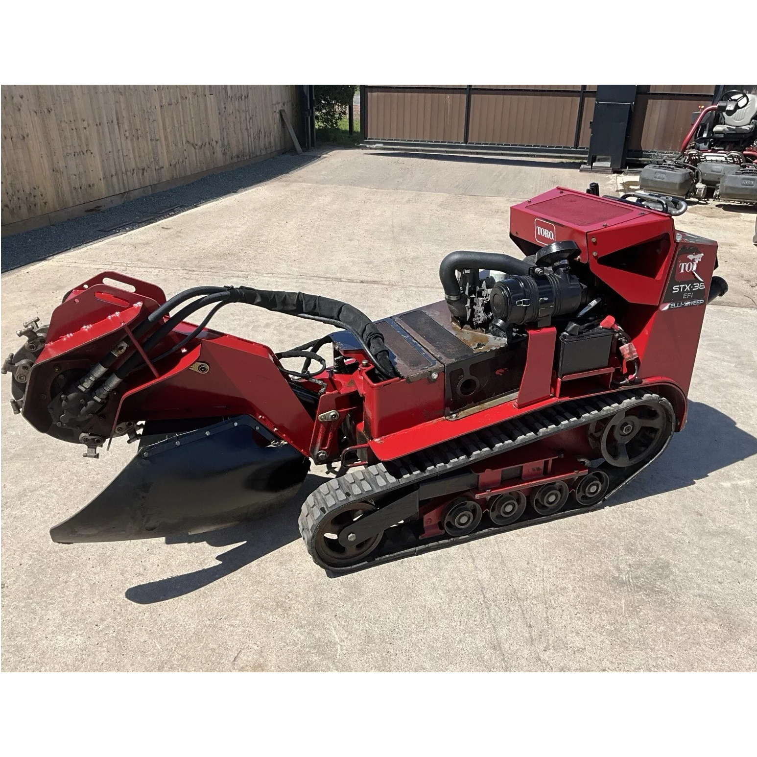 2017 TORO STX-38 INTELLISWEEP TRACKED STUMP GRINDER BUSTER
